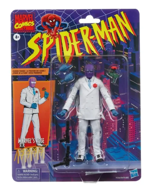 Spider-Man Retro Marvel Legends Rose 6-Inch