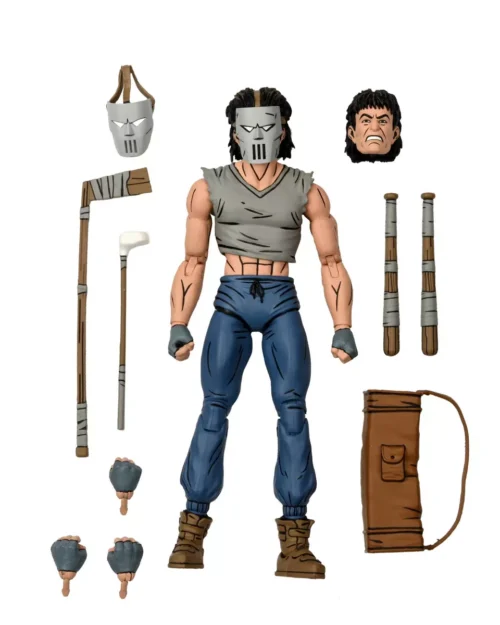 NECA Teenage Mutant Ninja Turtles Mirage Comics Casey Jones in Gray Shirt 7"