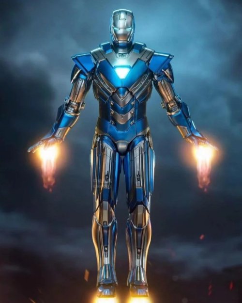 ZD Toys Ironman Blue Steel MK30