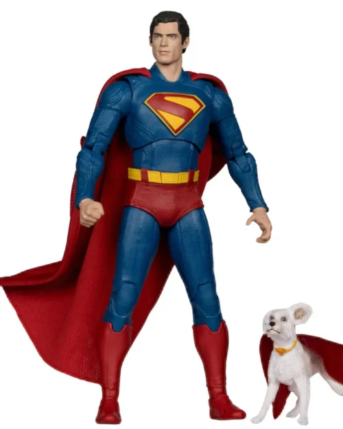 Mcfarlane Superman with Krypto The Super Dog (Superman Movie) Deluxe Edition
