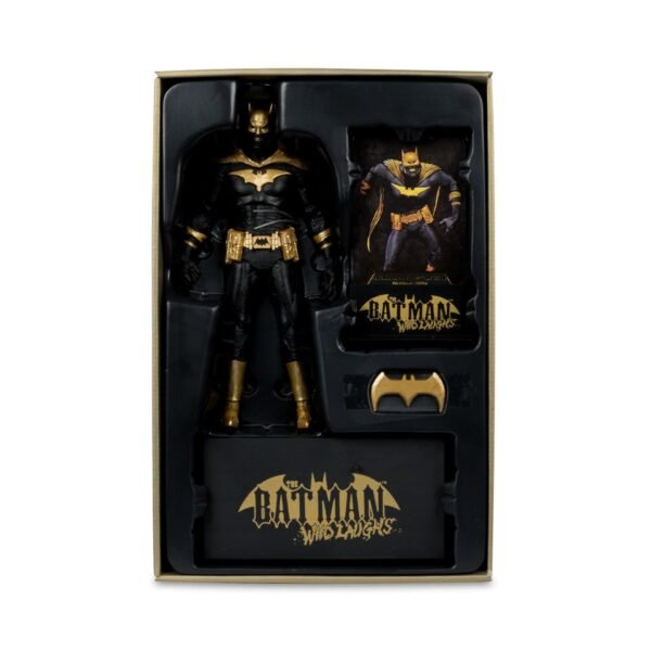 McFarlane Batman of Earth-22 Infected (Dark Metal) Knightmare Edition Gold Label 7" Figure | Box Damaged - Image 10