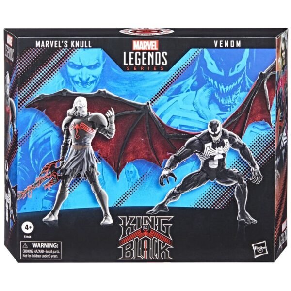 Marvel Legends Series Spider-Man 60th Anniversary Marvel's Knull and Venom 2-Pack King in Black 6-inch