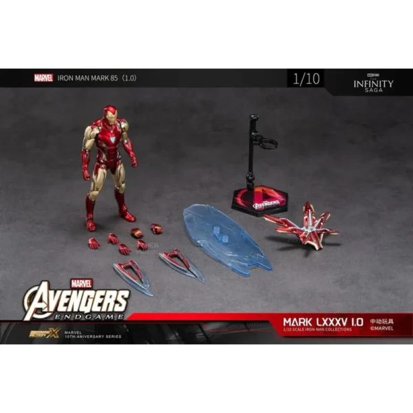 ZD Toys Avengers: Endgame: Iron Man Mark LXXXV (85) Action Figure ( No Light Up Function ) - Image 3