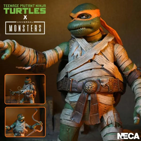 NECA Universal Monsters x Teenage Mutant Ninja Turtles Michelangelo - Image 2