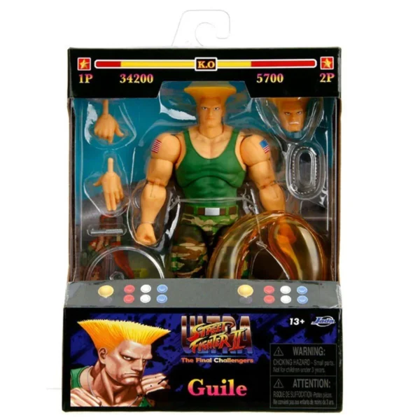 Ultra Street Fighter II Guile By Jada Toys - Image 2