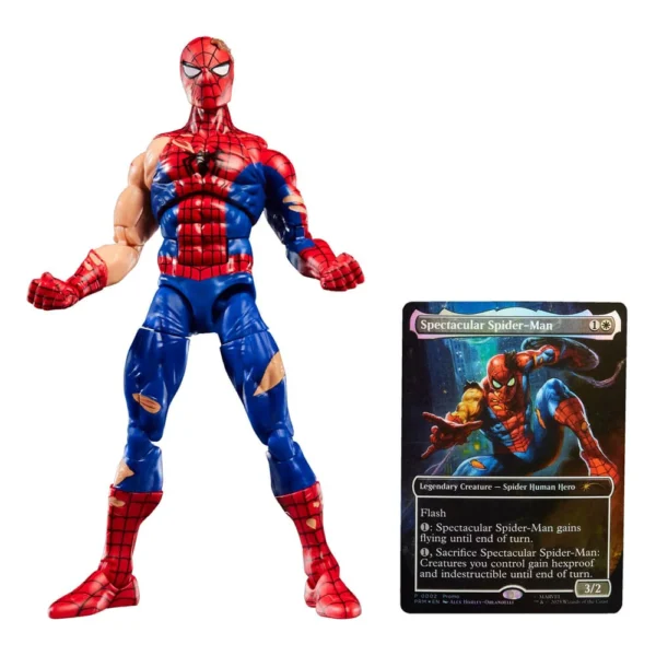 Marvel Legends Magic: The Gathering Battle-Damaged Spider-Man - Image 7