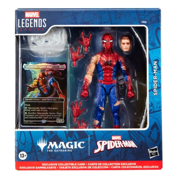 Marvel Legends Magic: The Gathering Battle-Damaged Spider-Man - Image 6