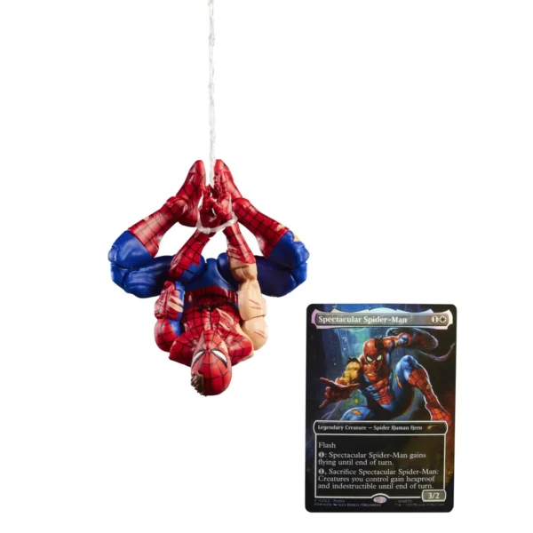 Marvel Legends Magic: The Gathering Battle-Damaged Spider-Man - Image 2