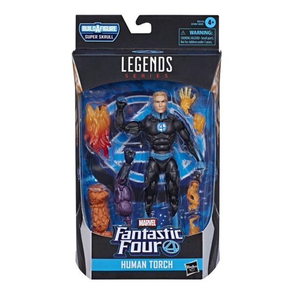 Marvel Legends Fantastic Four Human Torch (No-BAF Parts)