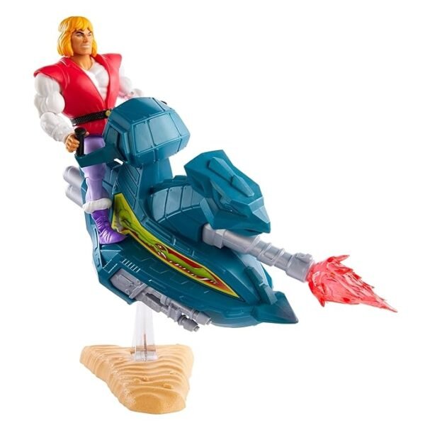 Masters of the Universe Sky Sled and Prince Adam (He-Man, MOTU) - Image 5