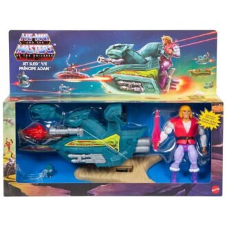 Masters of the Universe Sky Sled and Prince Adam (He-Man, MOTU)