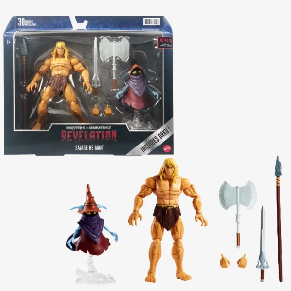 Masters of the Universe Revelation Savage He-Man - Image 3
