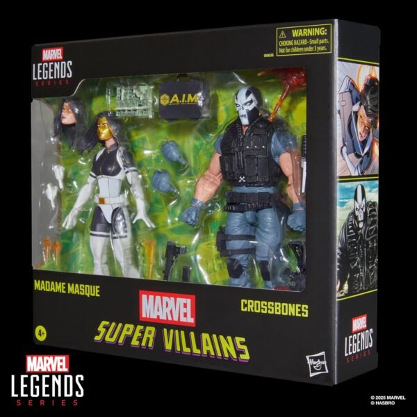 Marvel Legends Series Madame Masque & Crossbones, Marvel Super-Villains Collectible 2-Pack - Image 12
