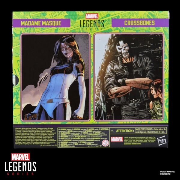 Marvel Legends Series Madame Masque & Crossbones, Marvel Super-Villains Collectible 2-Pack - Image 13